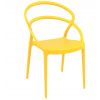 chaise de terasse pour restaurant couleur jaune