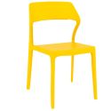 Photo : Chaise de restaurant polypropylène Jaune