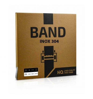 Feuillard de cerclage en inox sans distributeur