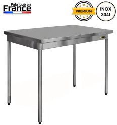 Table en inox 200x70 cm