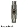 Raccord droit pour rampe de brumisation (kit)