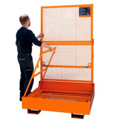 Nacelle pour chariot élévateur pliable