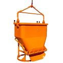 Photo : Benne à béton distributrice ouverture large Levier - 250 L