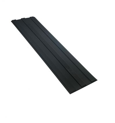 Bande de guidage pour extérieure noire 3 cannelures