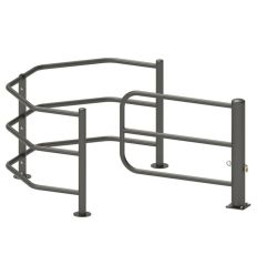 Barrière sélective fixe avec option barrière tournante