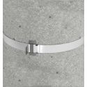 Photo : Lot de 100 chapes pour feuillard inox 6,4 mm - Type L