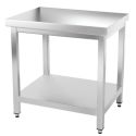 Photo : Table découpe boucherie en inox 600 mm - 600 mm - Non