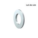 Photo : Rondelle plate chemin de câble - Lot de 100