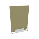 Photo : Cloison acoustique bureau Gris - 81 cm - Pièce de liaison 180°