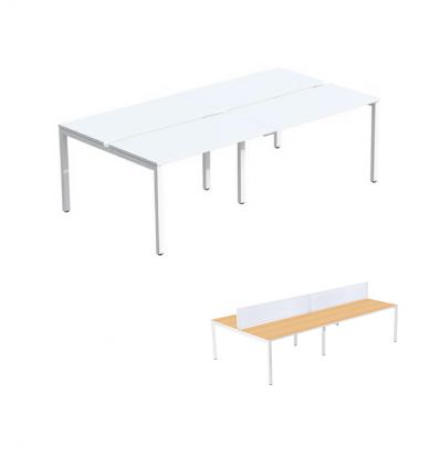 Bureau bench 4 personnes 1