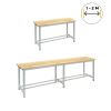Banc de vestiaire en bois simple