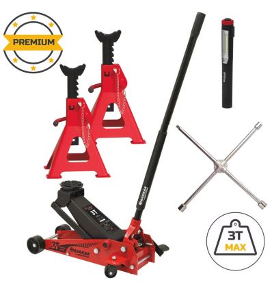 Kit cric et chandelle professionnel