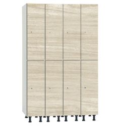 Casier Vestiaire Bois Stratifié 8 cases