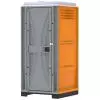 WC de chantier avec bac amovible orange