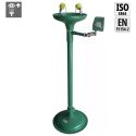 Photo : Fontaine rince oeil sur pied Acier galvanisé + Peinture epoxy verte - Non