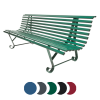 Banc en acier à latte 5 couleurs au choix