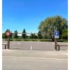 Portique parking pivotant en bois 