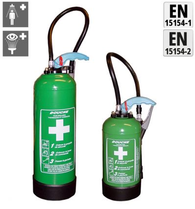 Douches de sécurité portative 9L et 6L normées
