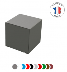 Tabouret cube en acier aux 17 combinaisons de couleurs