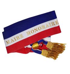 Echarpe de maire honoraire 2