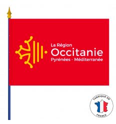 Drapeau Occitanie pour bâtiment public