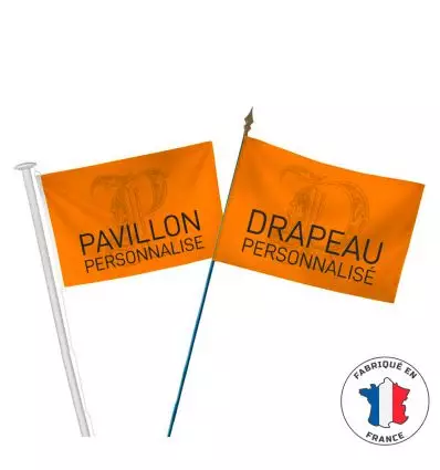 Drapeau et pavillon personnalisable