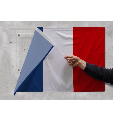 Tissu d'inauguration pour plaque