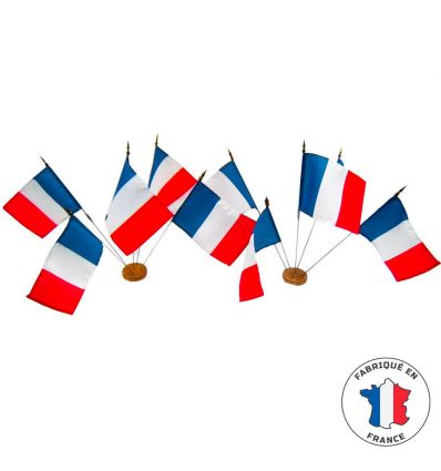 drapeaux de table tricolore