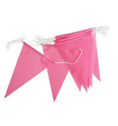 Guirlande Octobre Rose en Tissu 20 flammes