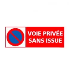 Panneau Voie privée sans issue