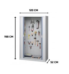 Dimensions de l'armoire perforée