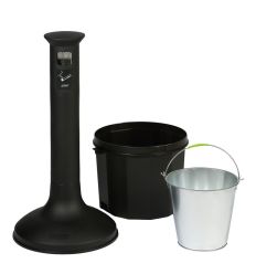 Cendrier sur pied 10 litres à poser démonté