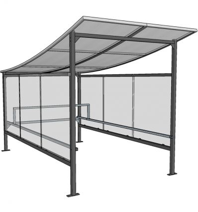 Abri Caddie Toit Convexe en Acier