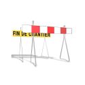 Photo : Panneau K2 - Délimitation temporaire Acier - Sans - 1400 x 200 mm - Classe 1 (T1) - Sans