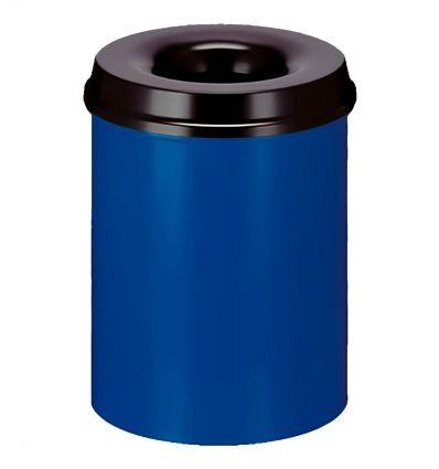 Poubelle anti feu avec couvercle