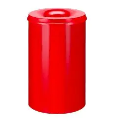 Poubelle anti feu avec couvercle 110 L