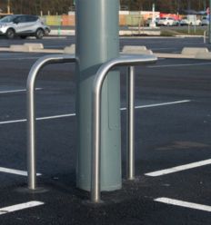 étrier de protection candélabre inox