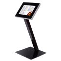 Photo : Porte menu sur pied en alu noir premium A3