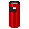 Poubelle cendrier extérieur 50 litres - Rouge