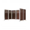 Cache conteneur en acier - Marron