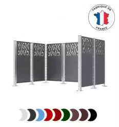 Cache conteneur en acier sur mesure