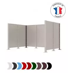 Poteau pour cache conteneur en acier sur mesure