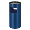 Poubelle cendrier extérieur 50 litres - Bleu