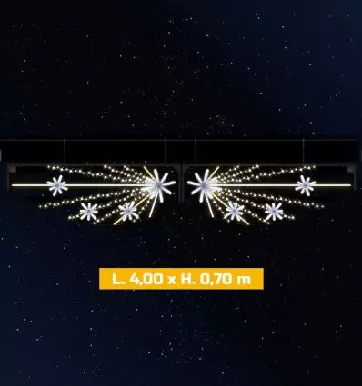 Double fleur - Traversée de Rue à LED 2