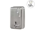Photo : Distributeur Savon Inox Professionnel Manuel 1,2 L