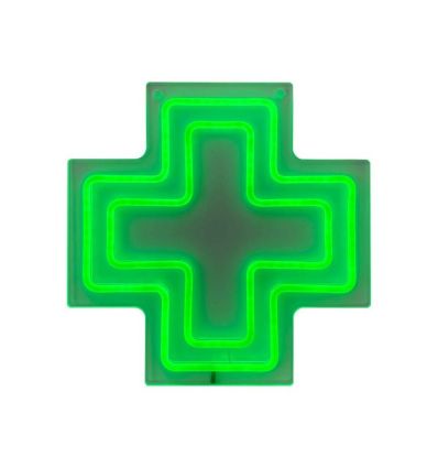 Croix Lumineuse pharmacie intérieur