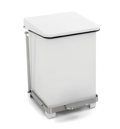 Poubelle à pédale industrielle 27 litres - Acier