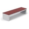 Banc béton assise bois