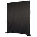 Photo : Rideau Pipe and Drape Molton Non plissé - 300 x 250 cm
