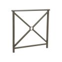 Photo : Barrière croix de Saint André L.1000 et 1500 mm 1000 mm - Simple croix - Gris Procity